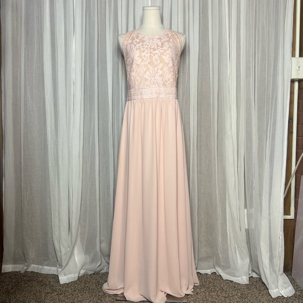 Lulu’s Pink Forever And Always Gown View 2